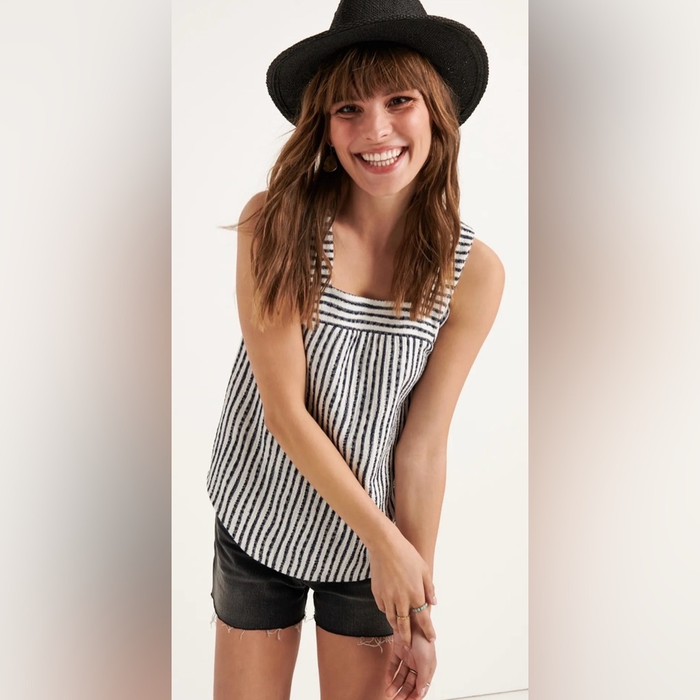 Lucky Brand Square Neck Tank Top